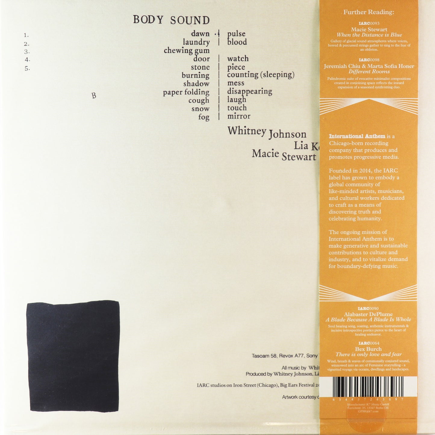 Whitney Johnson-BODY SOUND