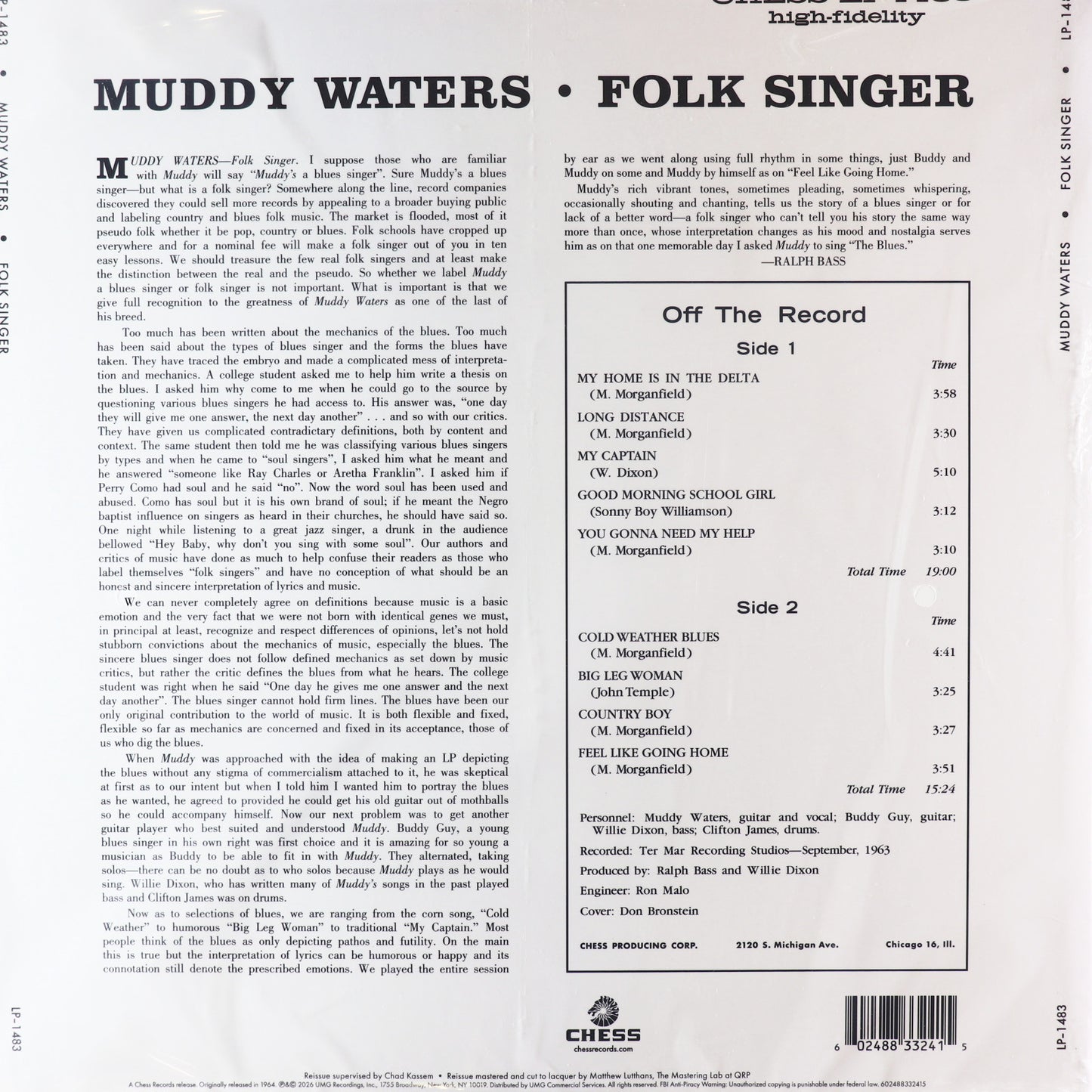 Muddy Waters-Folk Singer
