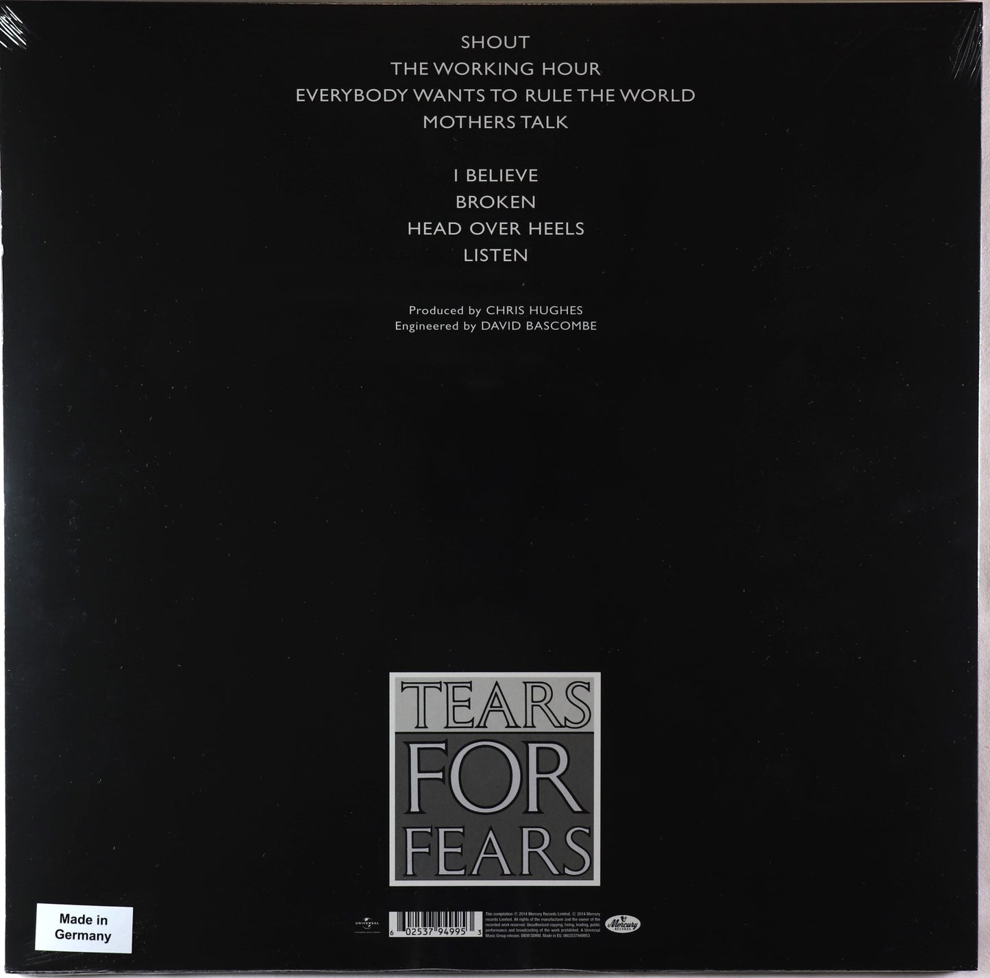 Tears For Fears-Songs From The Big Chair
