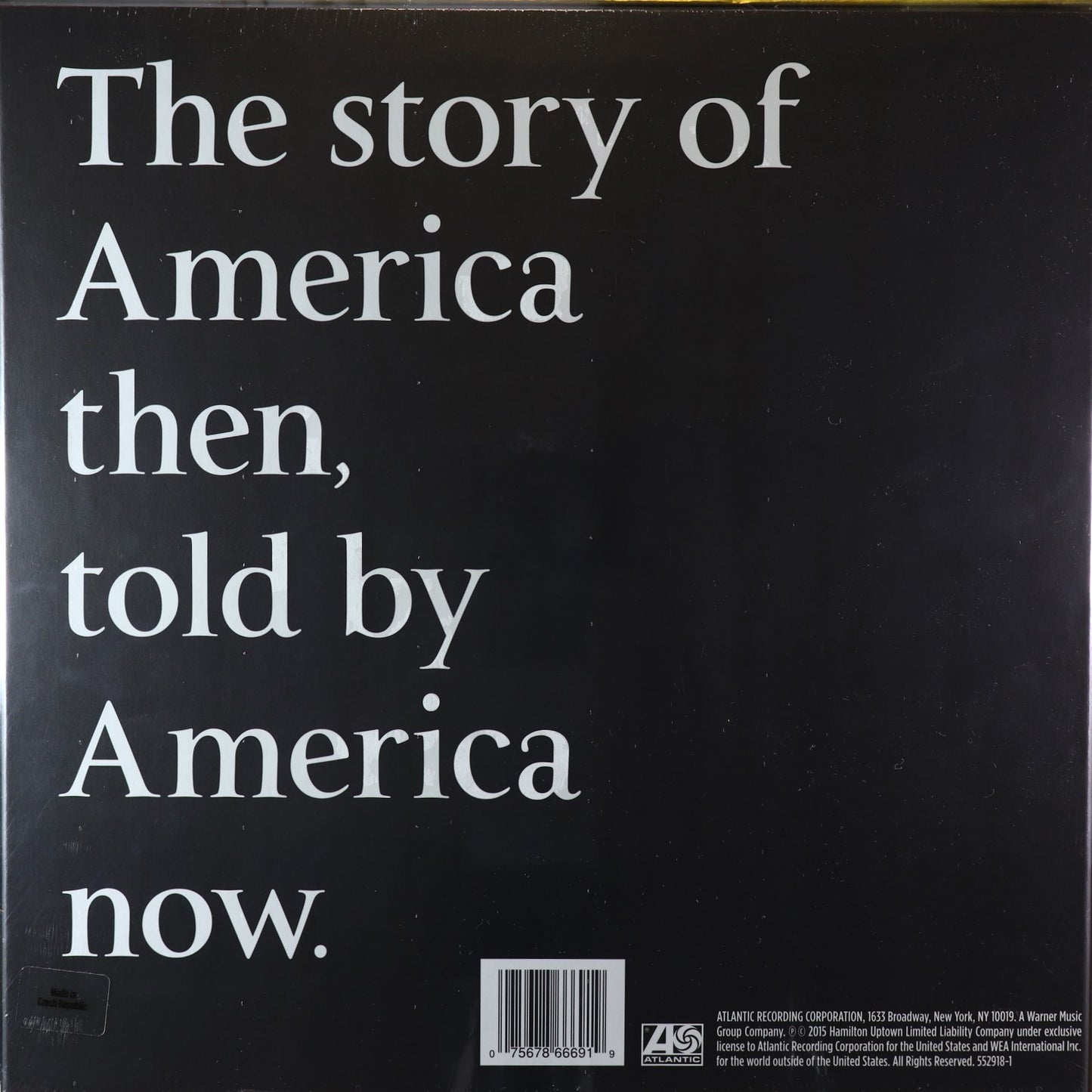 Lin–Manuel Miranda-Hamilton: An American Musical (Original Broadway Cast Recording)