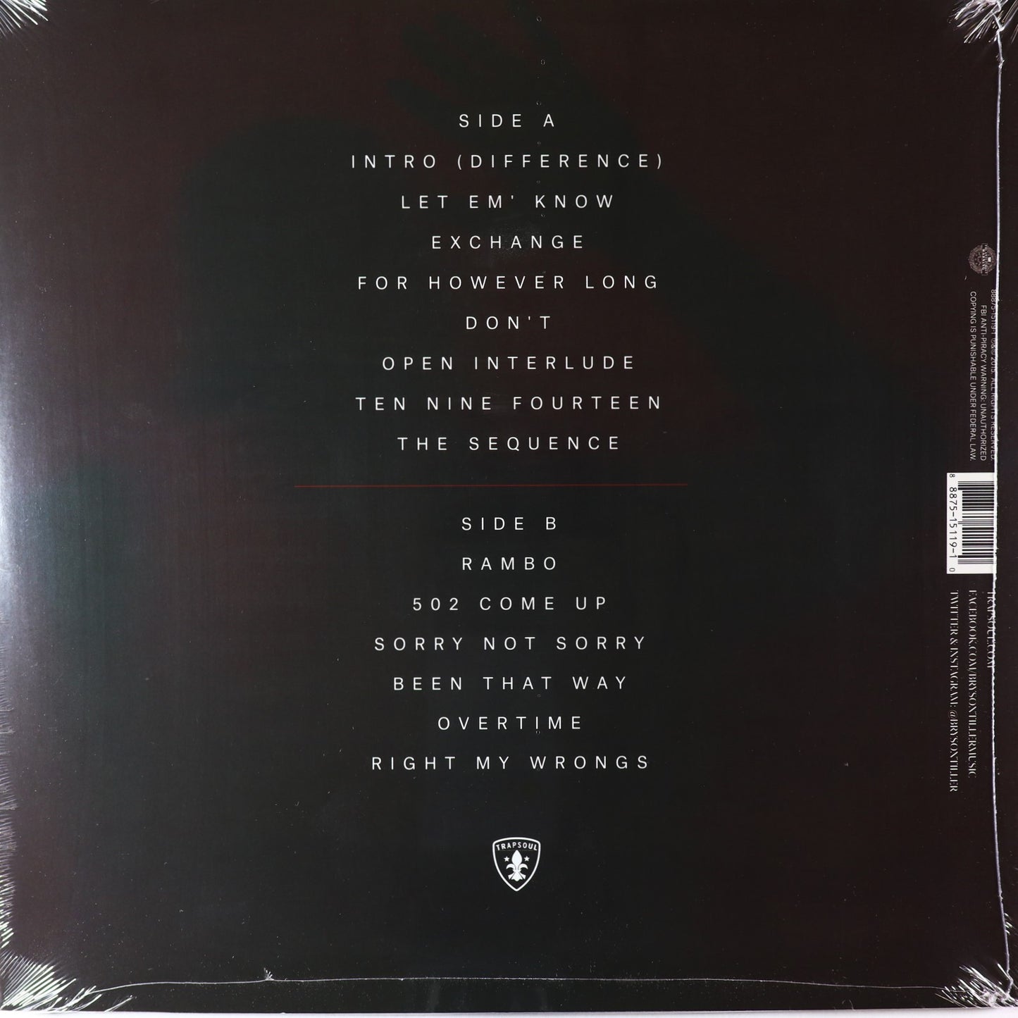 Bryson Tiller-Trapsoul