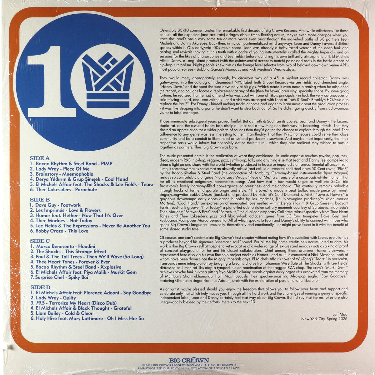 V/A-10 Years Of Big Crown Records