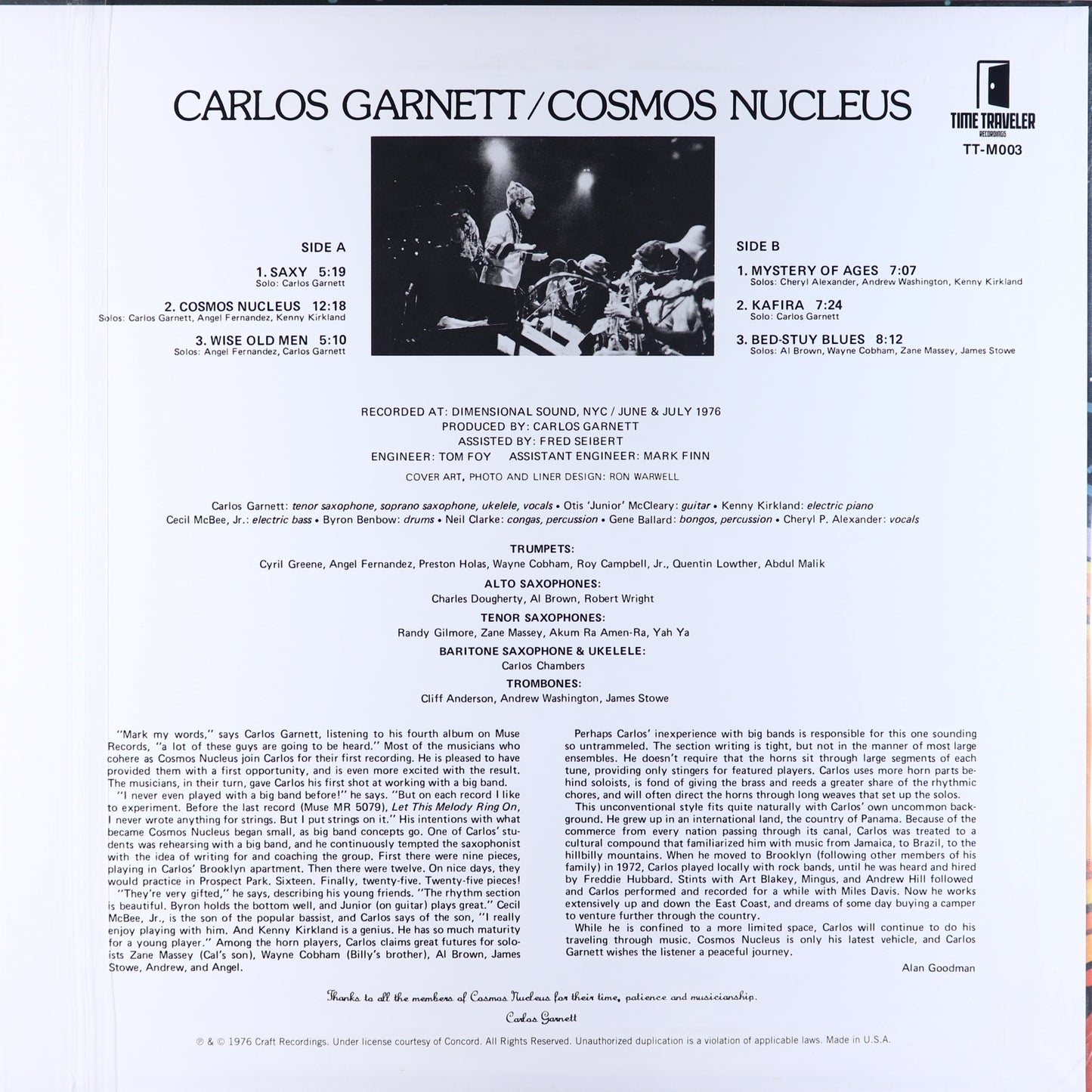 Carlos Garnett-Cosmos Nucleus