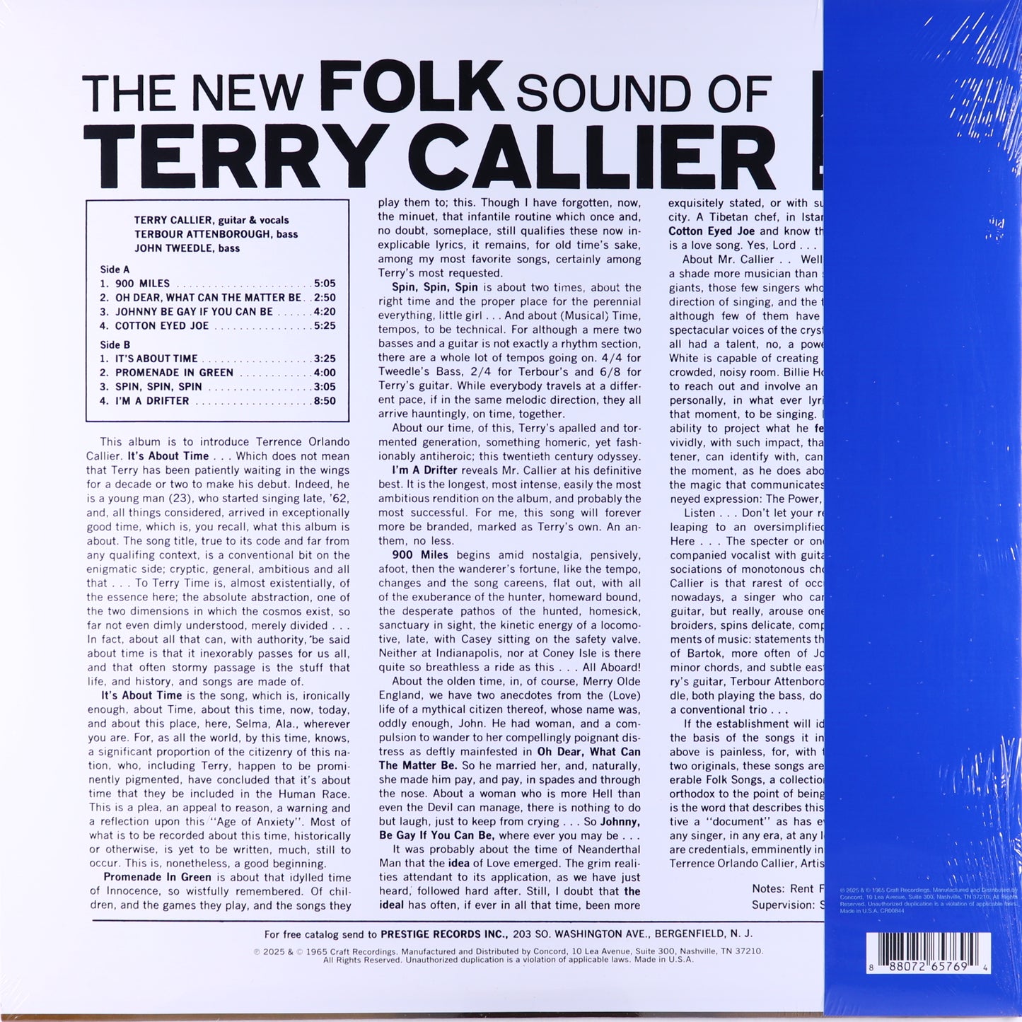 Terry Callier-The New Folk Sound Of Terry Callier