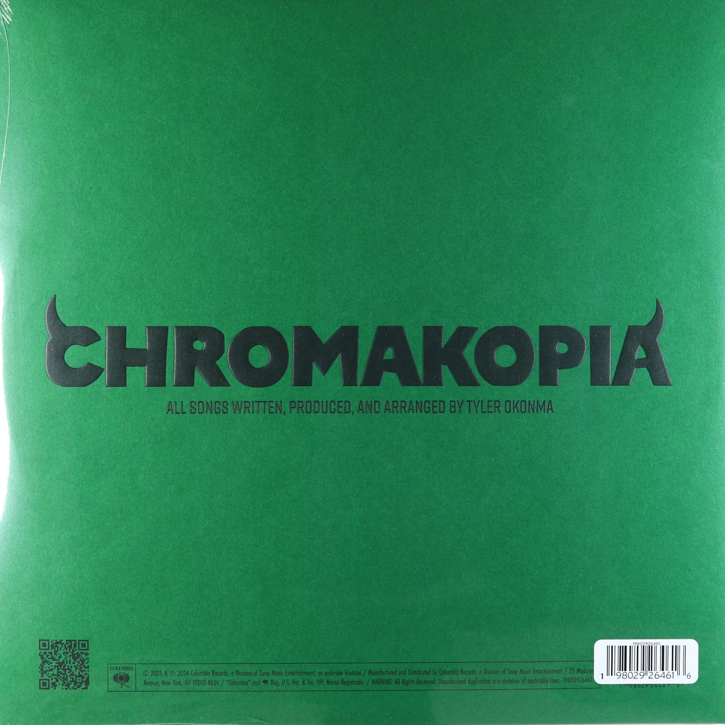 Tyler The Creator-Chromakopia