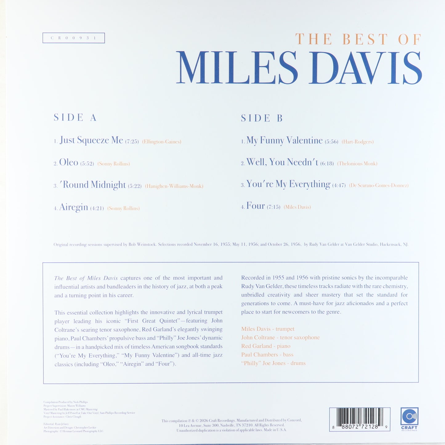 Miles Davis-The Best Of Miles Davis