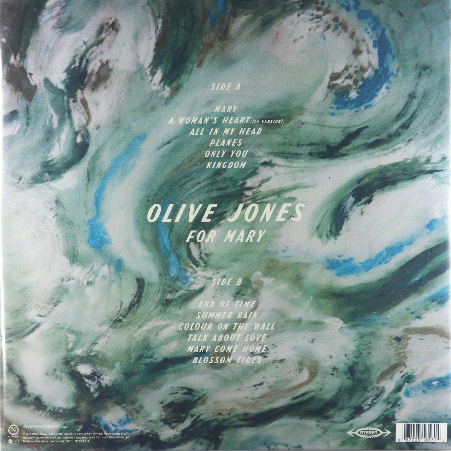 Olive Jones-For Mary
