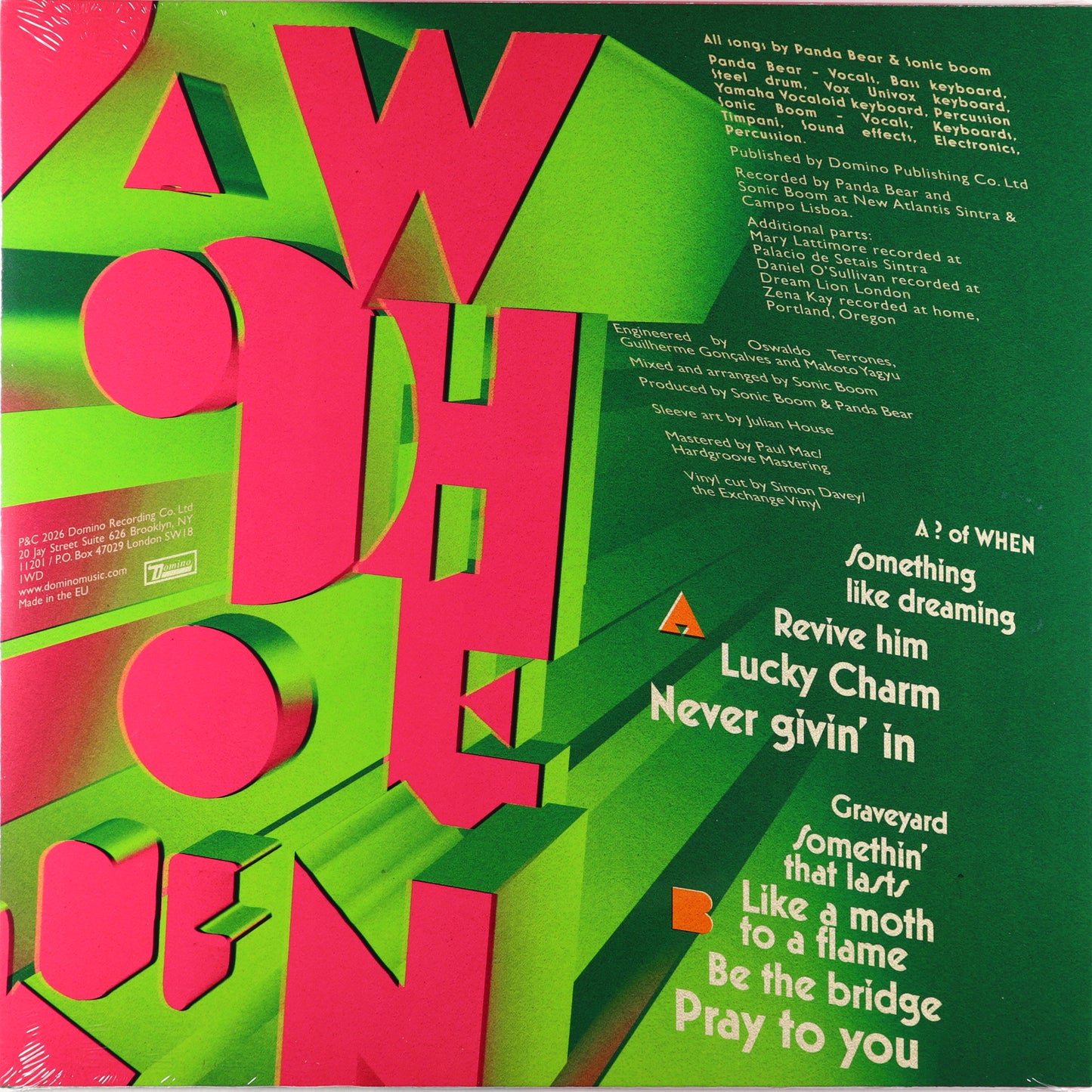 Panda Bear & Sonic Boom-A ? of WHEN