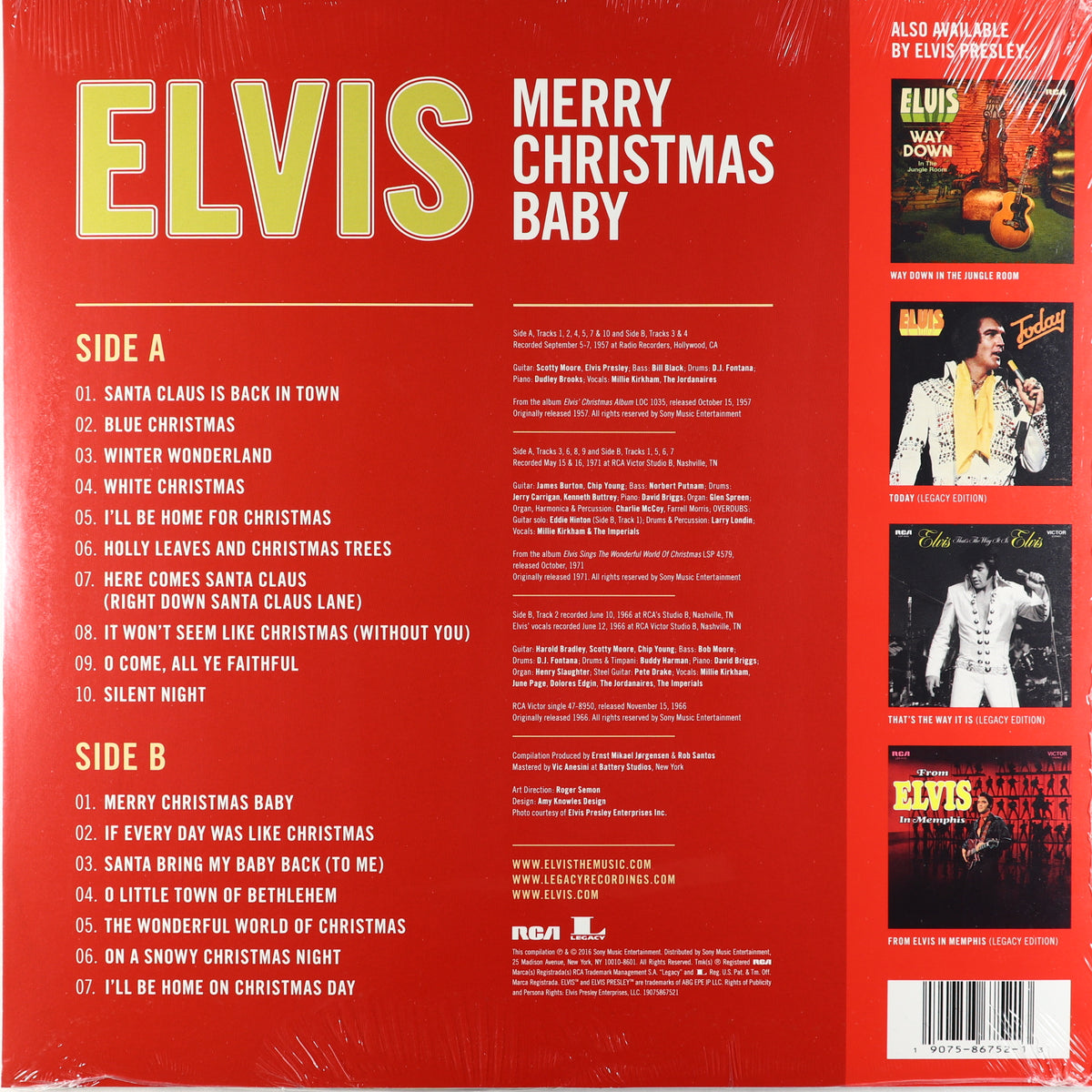 Elvis Presley-Merry Christmas Baby