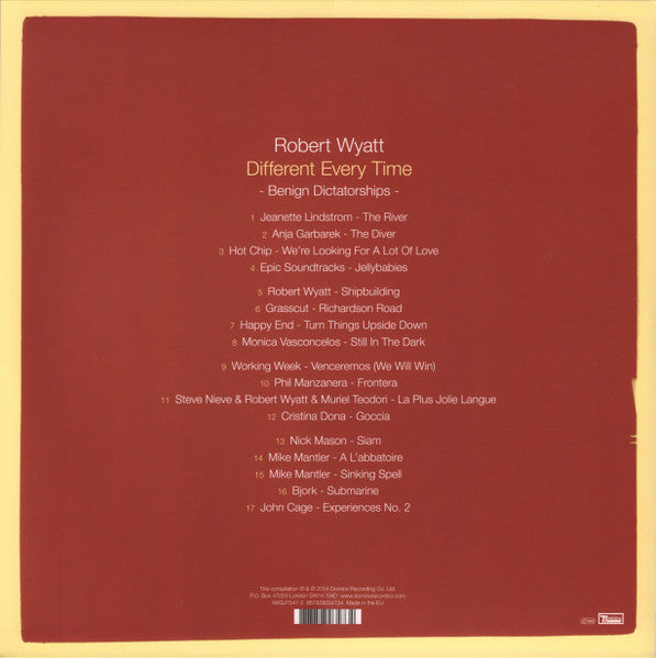 Robert Wyatt-Benign Dictatorships