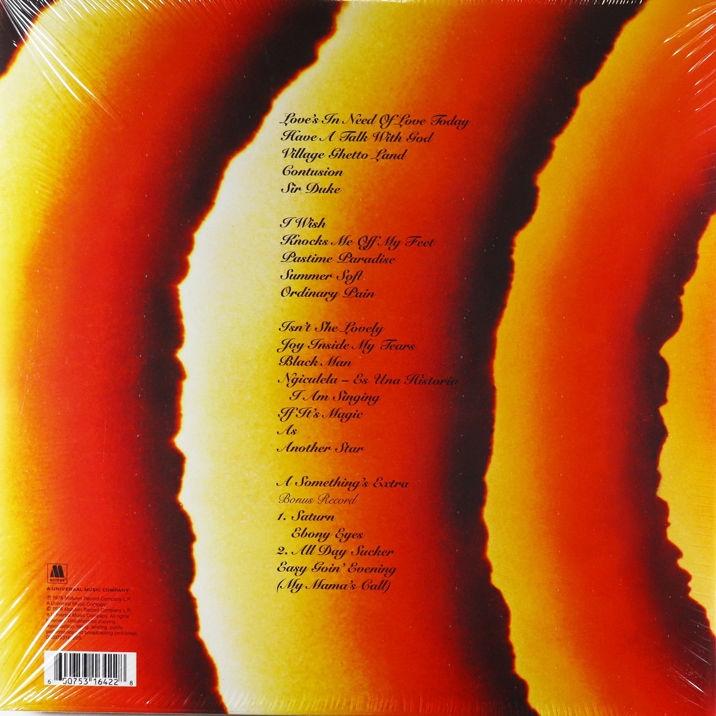 Stevie Wonder-Songs In The Key Of Life