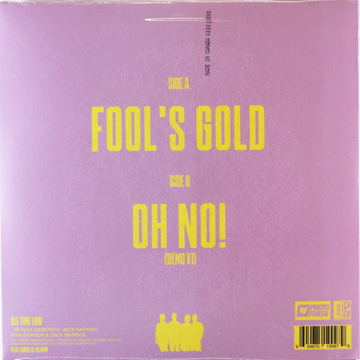 All Time Low-TBD Title 7"