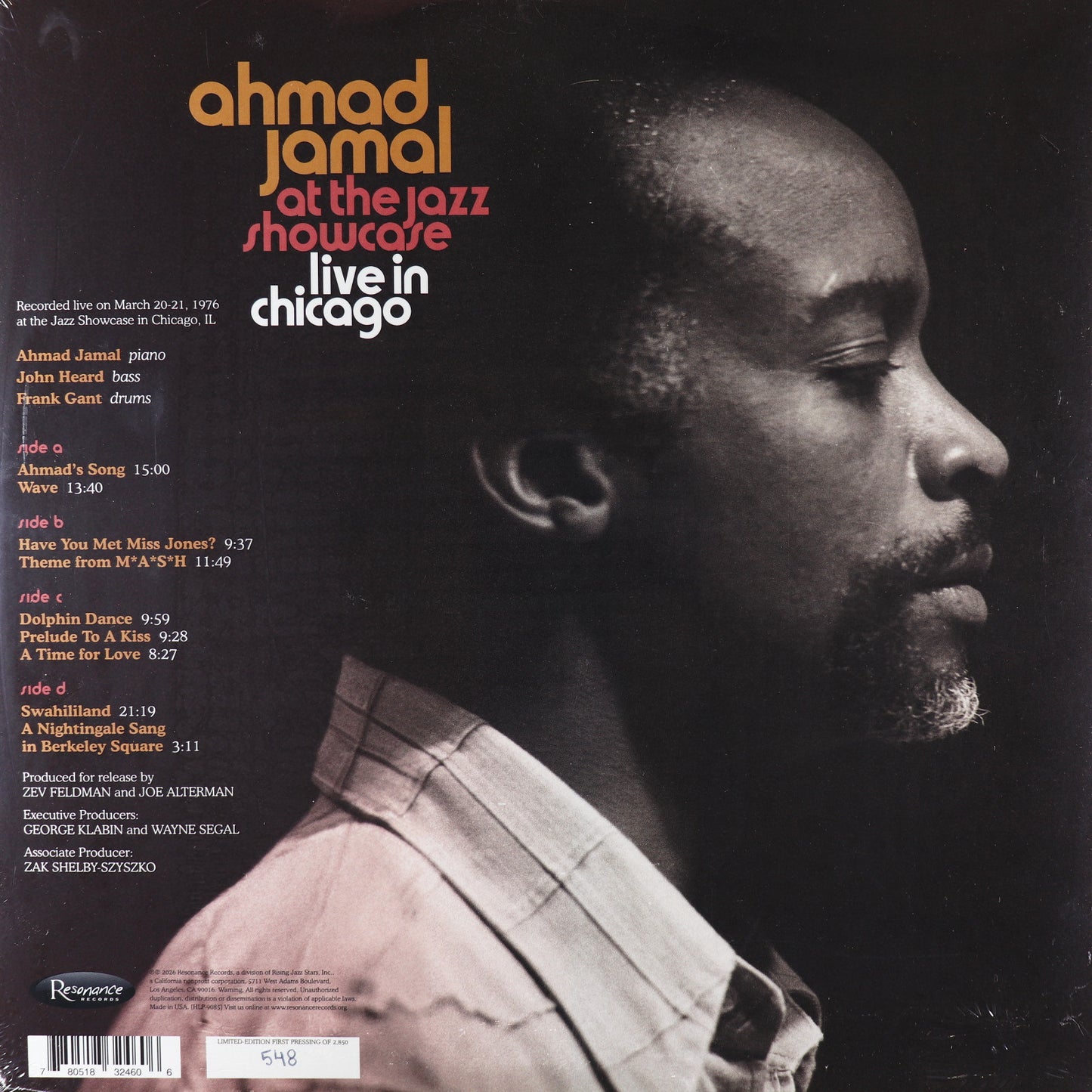 Ahmad Jamal-At The Jazz Showcase: Live In Chicago