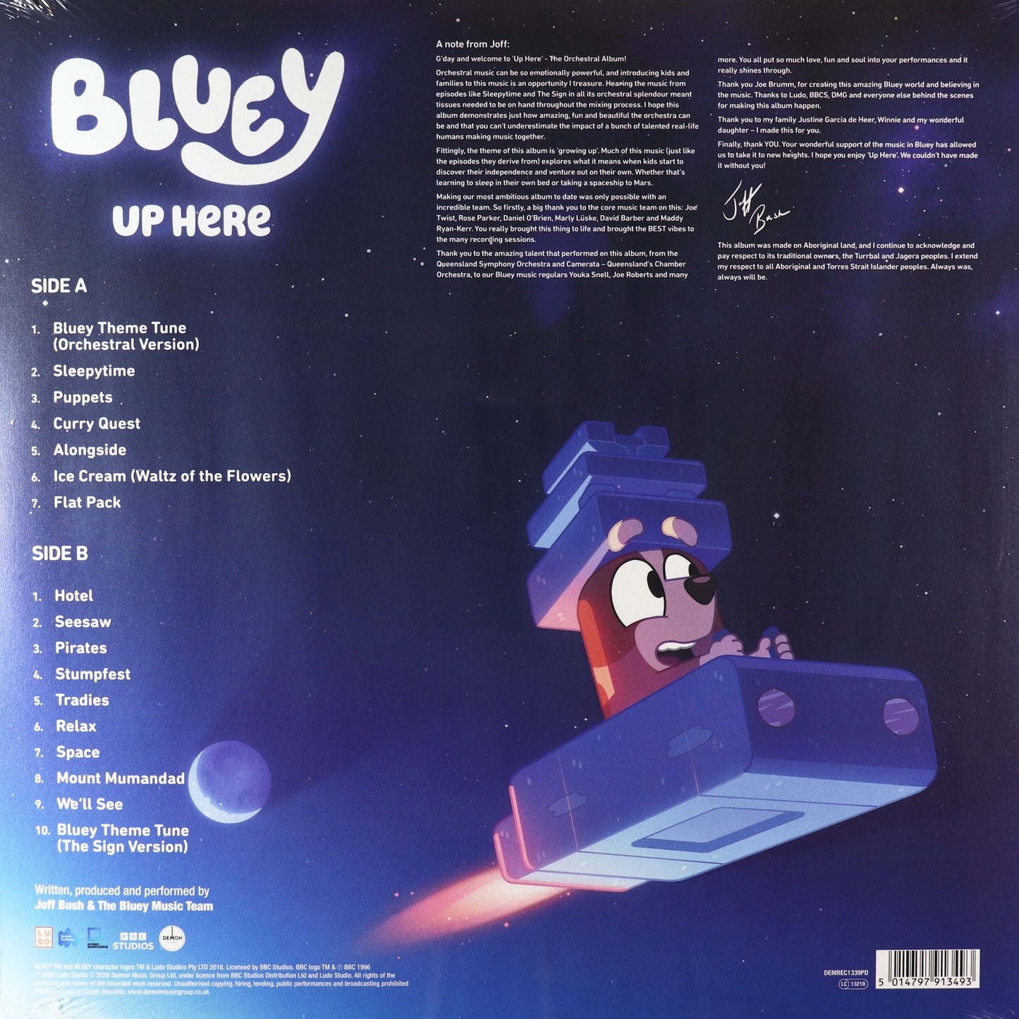 Bluey-Up Here–Picture Disc
