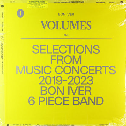 Bon Iver-Volumes: One Selections From Music Concerts 2019—2023 6 Piece Band