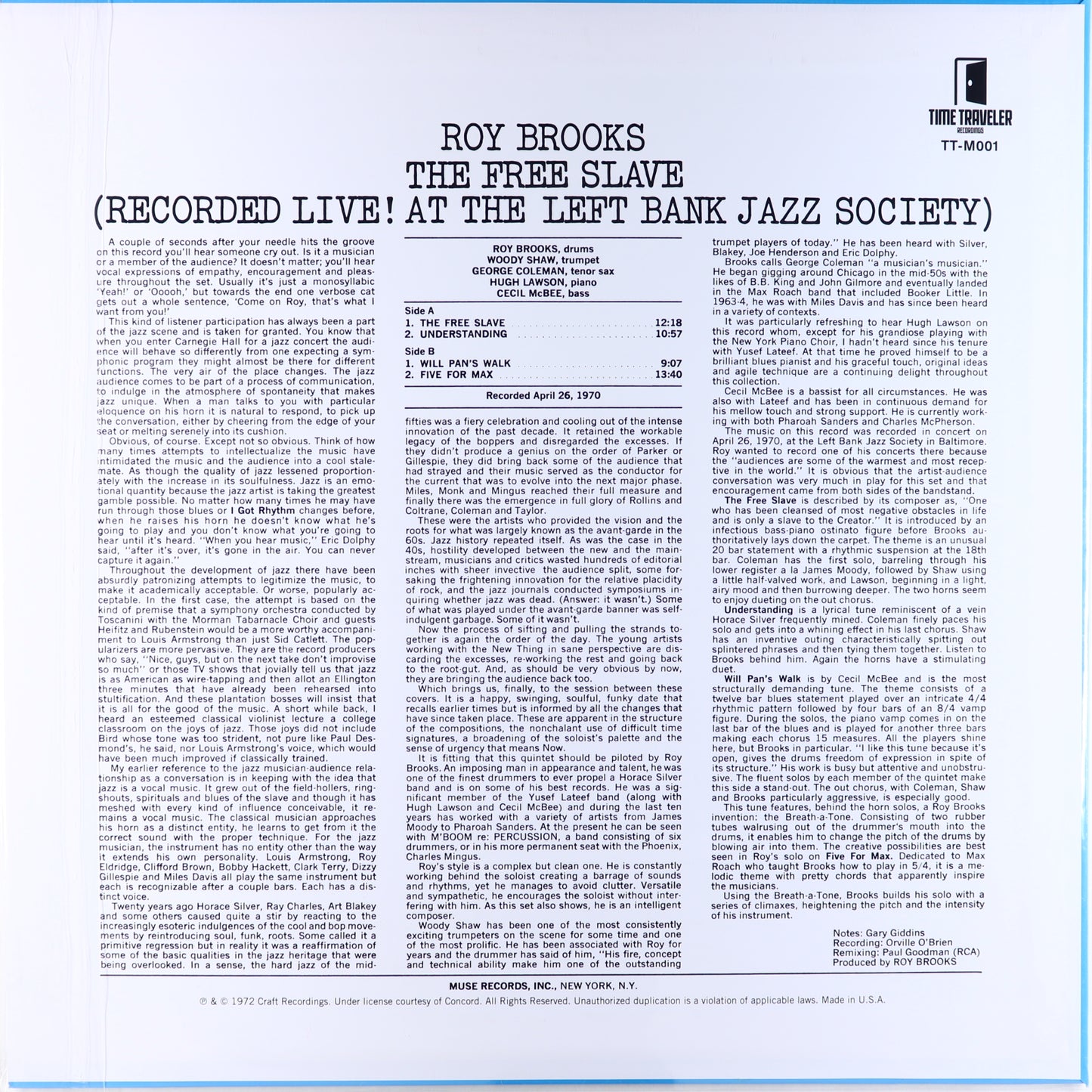Roy Brooks-The Free Slave