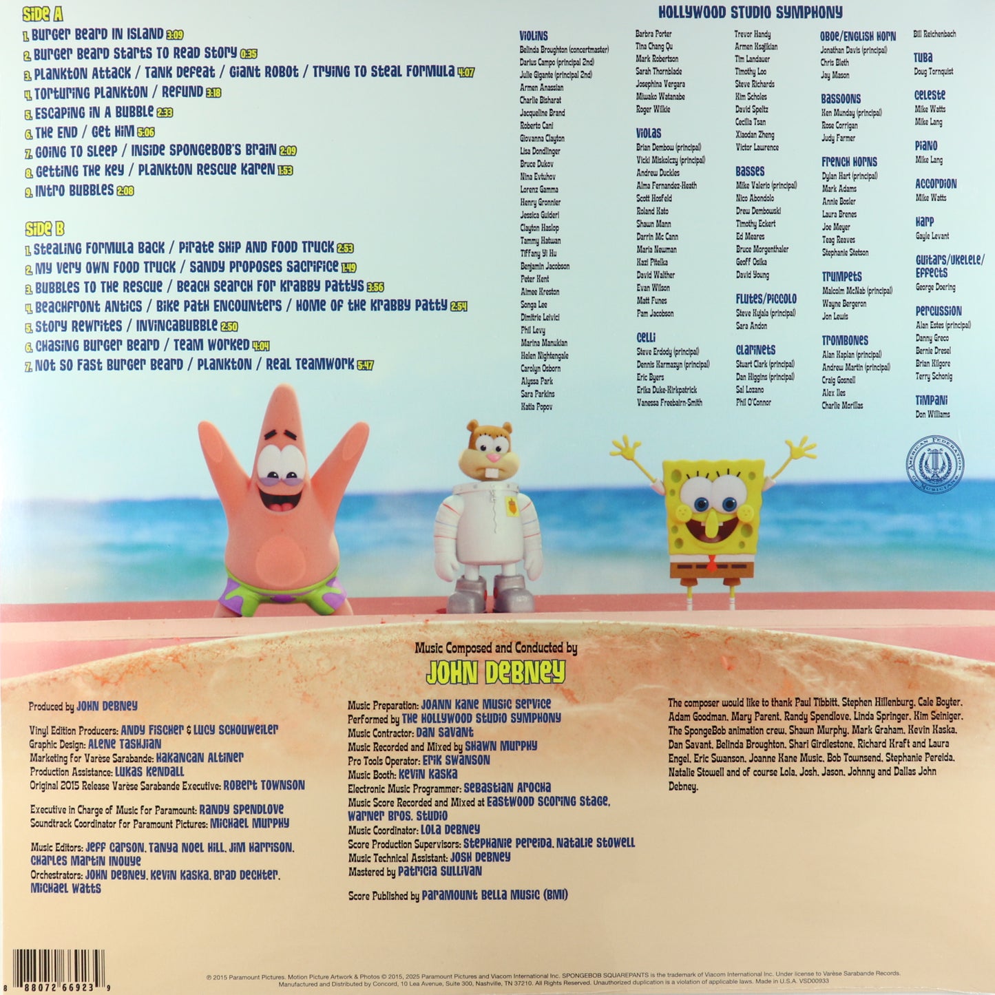 John Debney-The SpongeBob Movie: Sponge Out Of Water (10th Anniversary Edition)