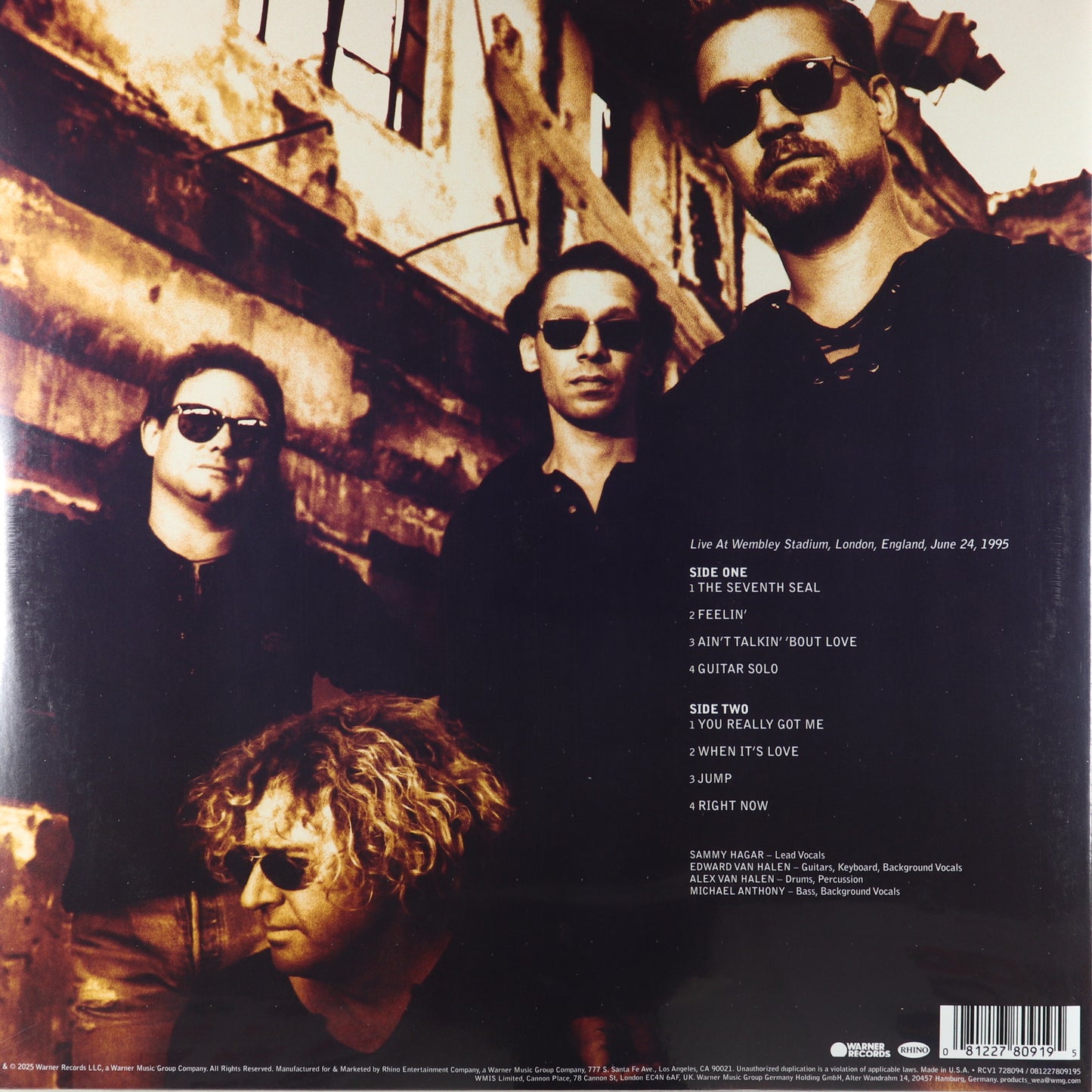 Van Halen-Live At Wembley 1995