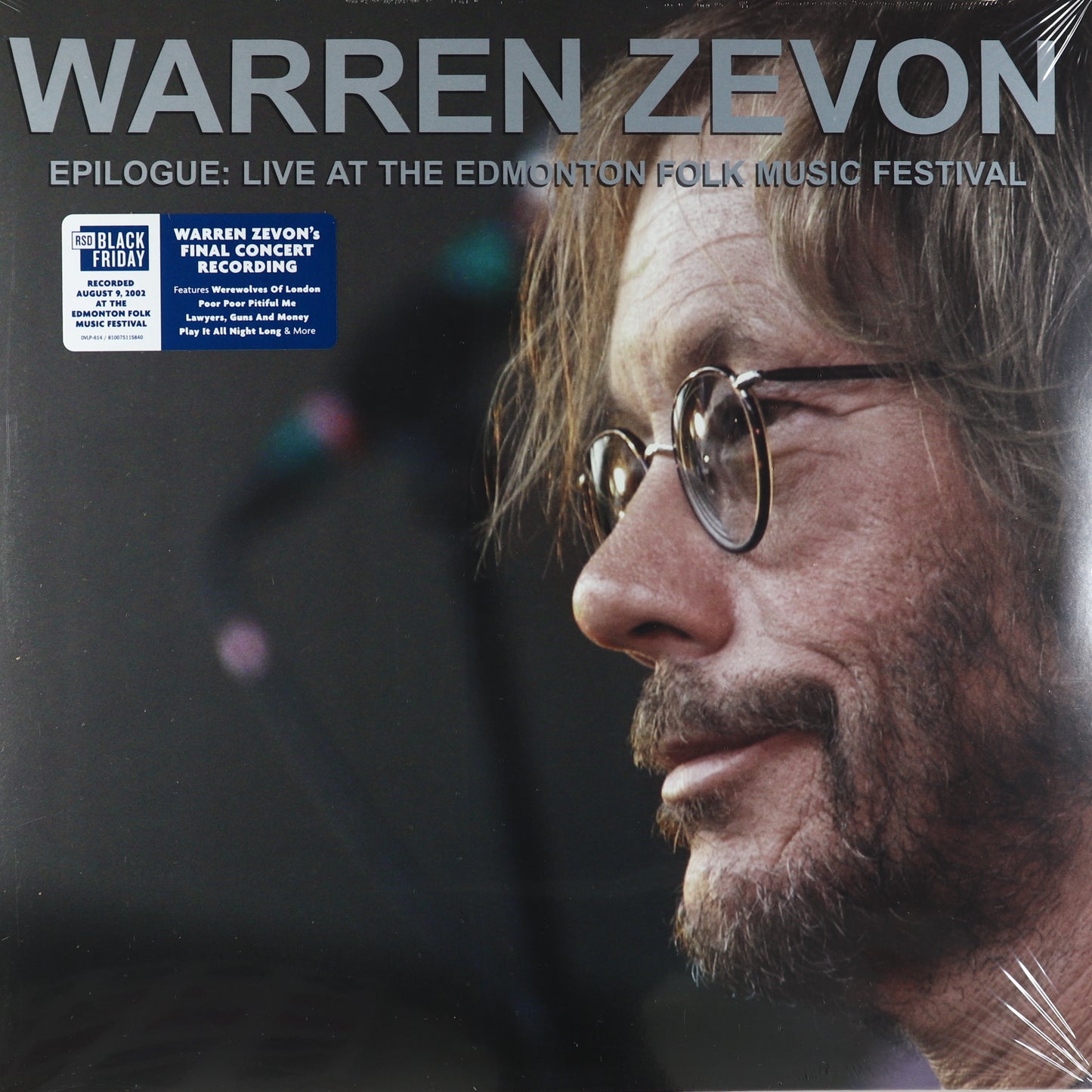 Warren Zevon-Epilogue: Live At The Edmonton Folk Music Festival