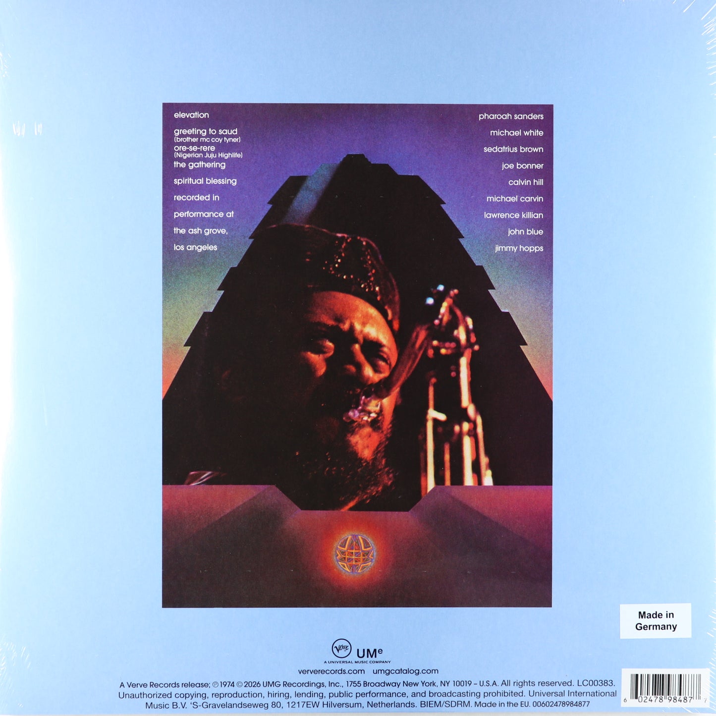 Pharoah Sanders-Elevation