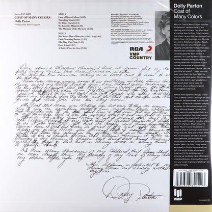 Dolly Parton-Coat Of Many Colors