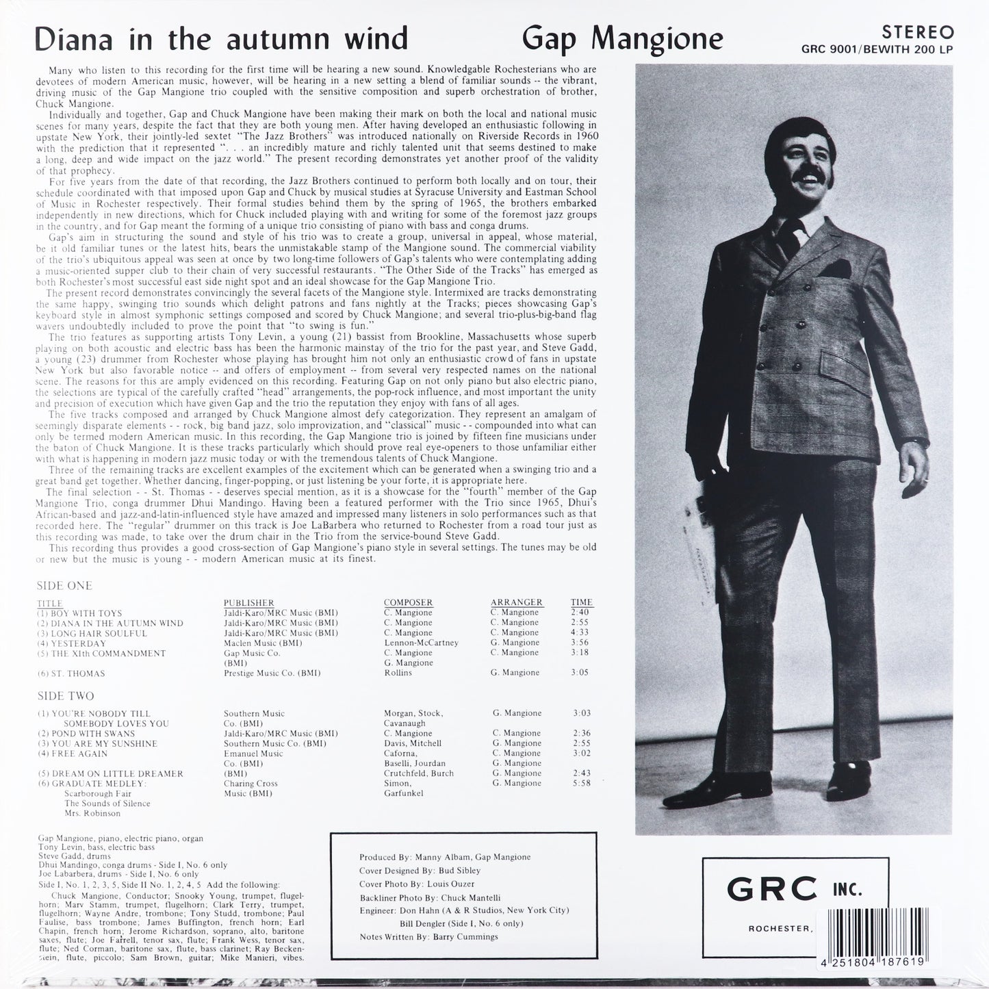 Gap Mangione-Diana In The Autumn Wind