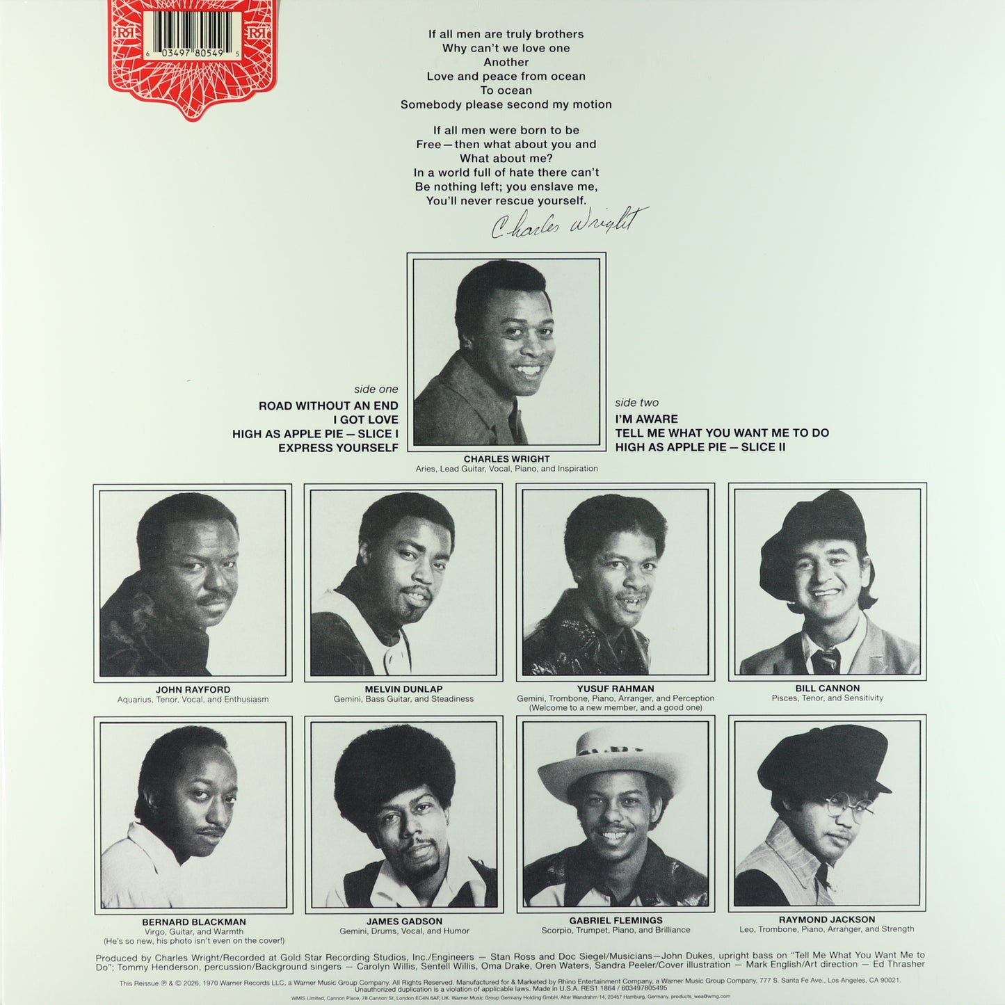 Charles Wright & The Watts 103rd St. Rhythm Band-Express Yourself