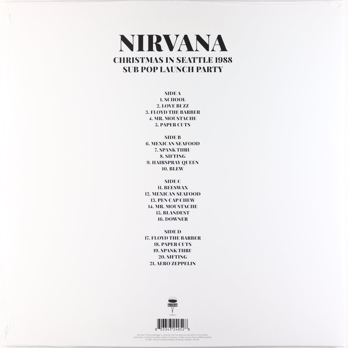 Nirvana-Christmas In Seattle 1988 (Sub Pop Launch Party)