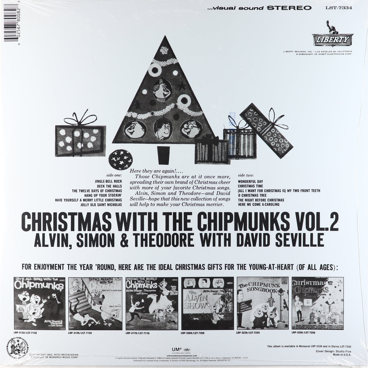 Chipmunks / Alvin Simon And Theodore / David Seville-Christmas With The Chipmunks Vol. 2