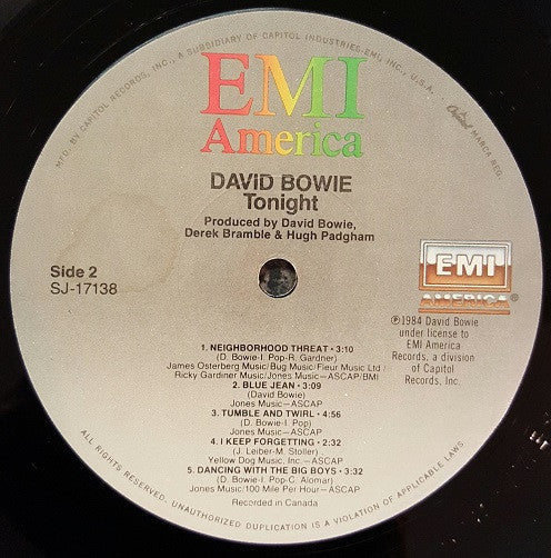 David Bowie-Tonight